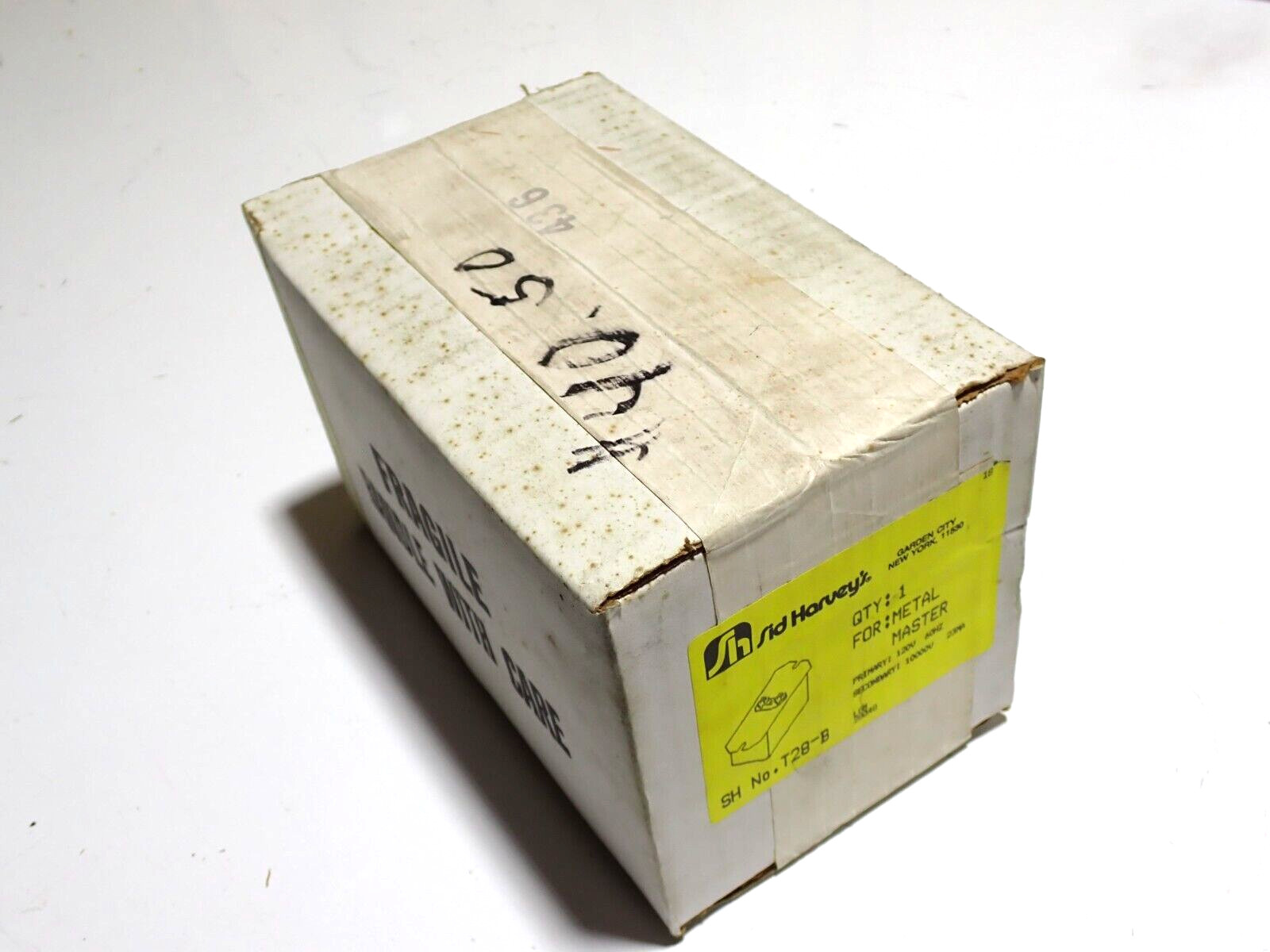 SID HARVEY'S IGNITION TRANSFORMER T28B PRI 120V SEC 10000V NEW