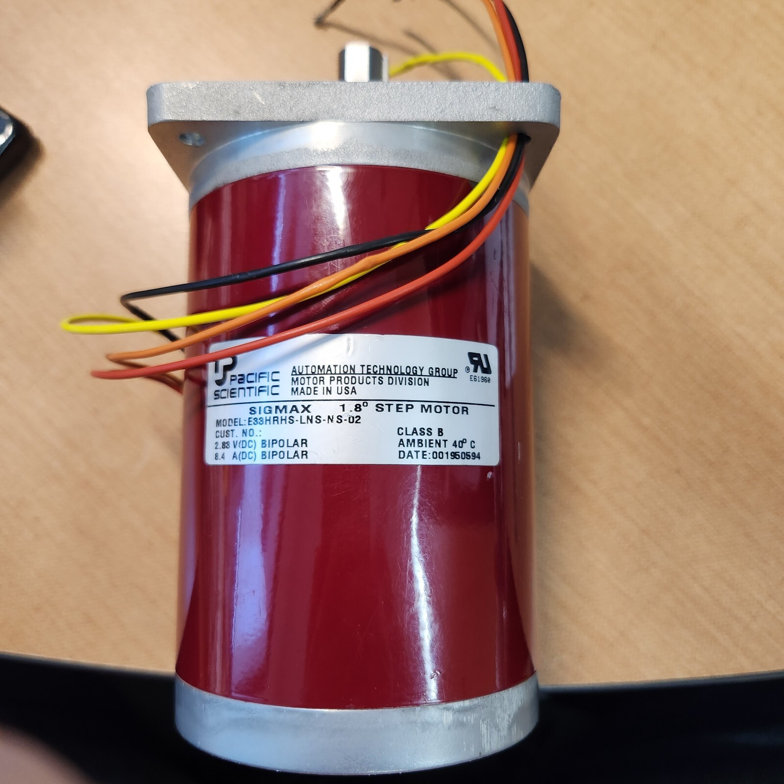 Pacific Scientific E33HRHS-LNS-NS-02 step motor