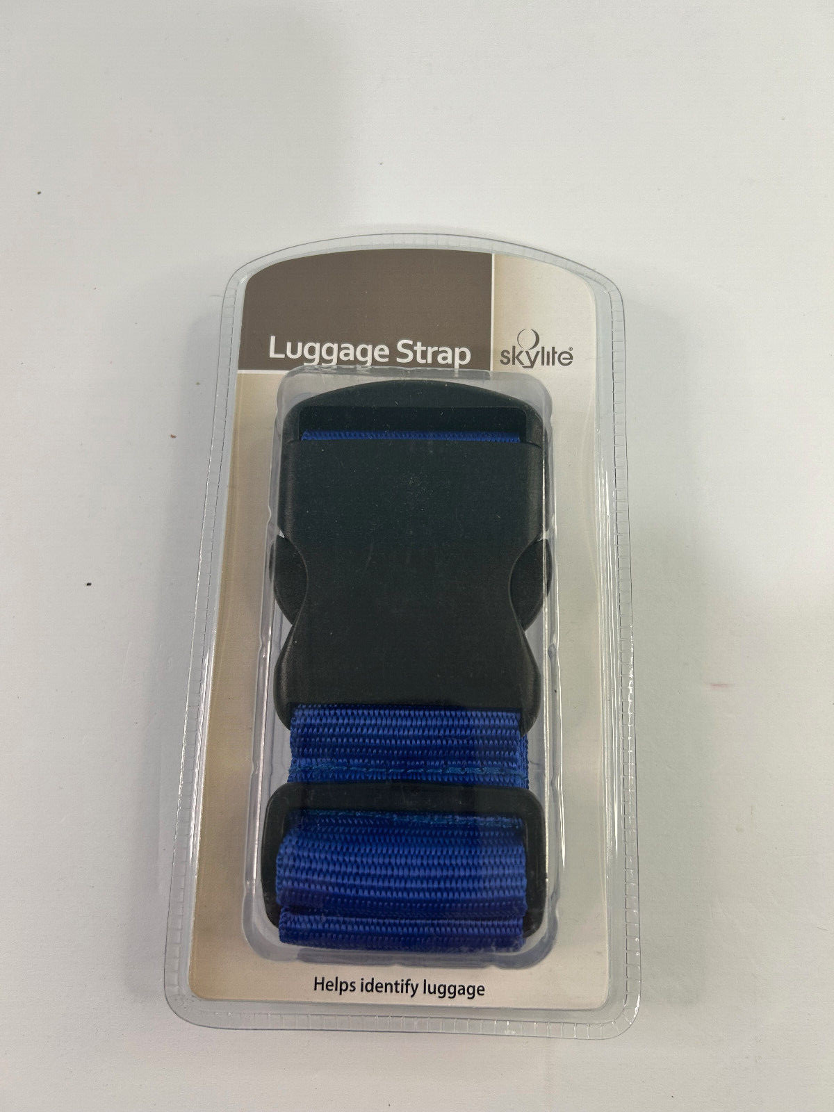 Skylite Luggage Strap Adjusts to 72" Long Blue 2" Wide Sealed