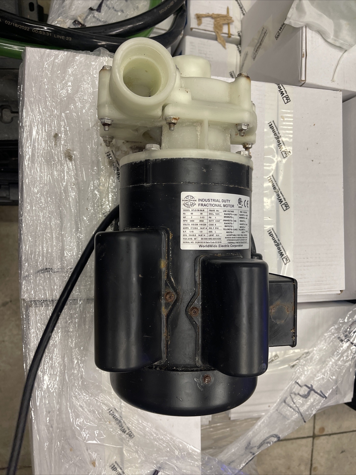 Reeflo Comerical 2hp Aquarium Pump -used 1 Yr