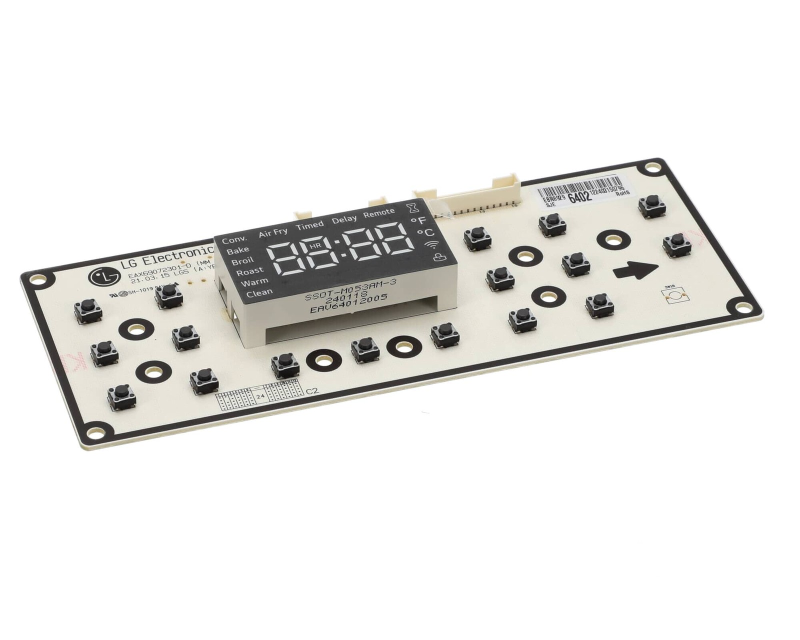 LG EBR89296402 PCB Assembly Display 9"x1"x4" Lightweight Compatible