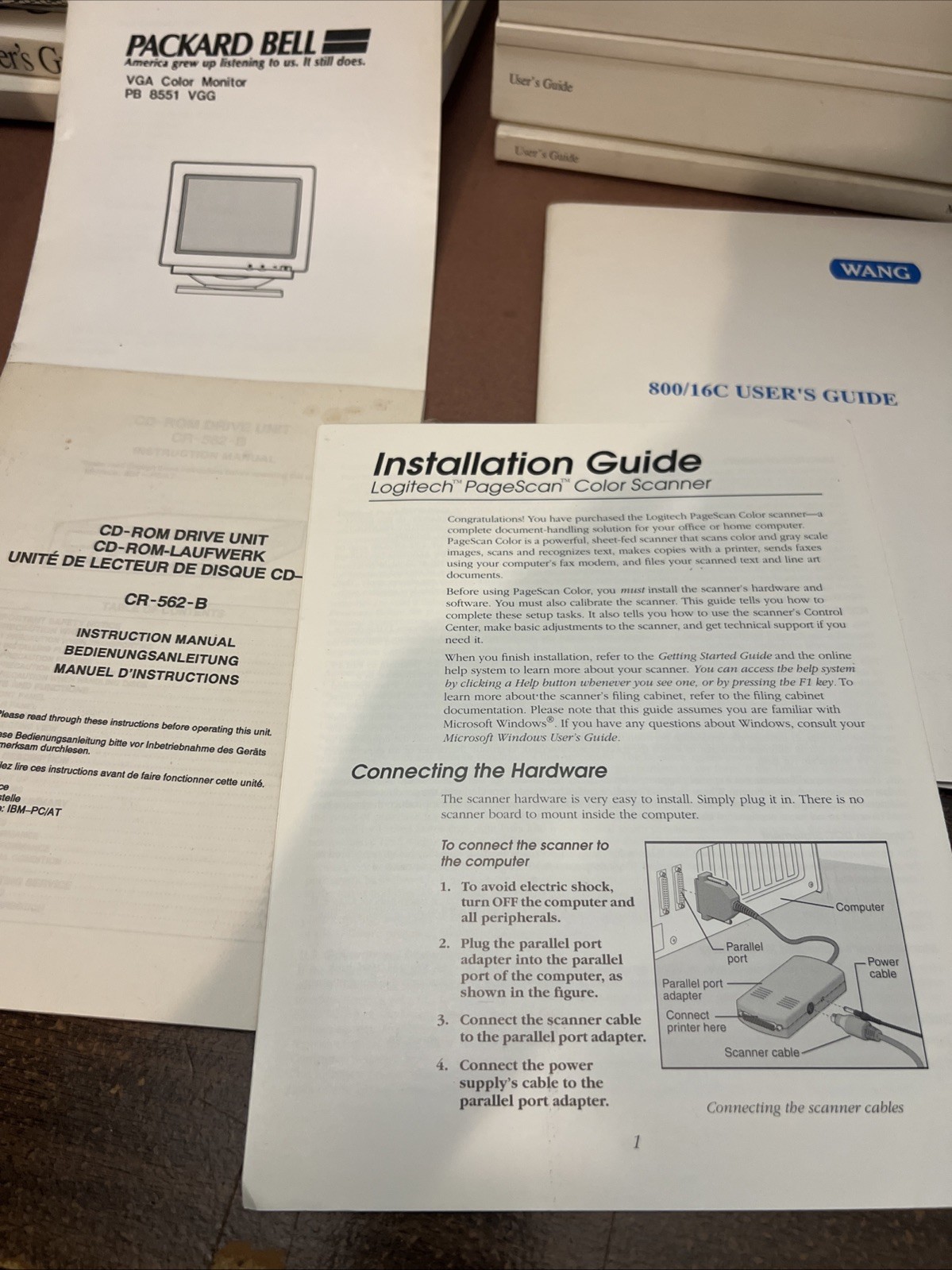 Vintage Computer Manual Guide Lot 1990s IBM Workgroups Graphics Mouse Geoworks