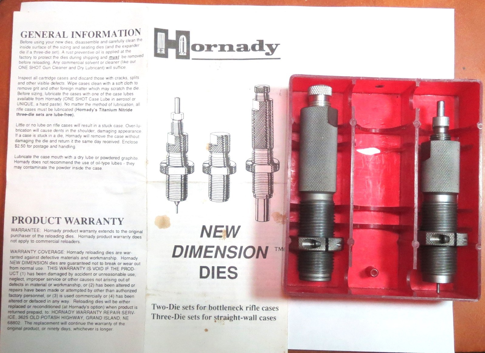 Hornady .220 Swift New Dimension Dies