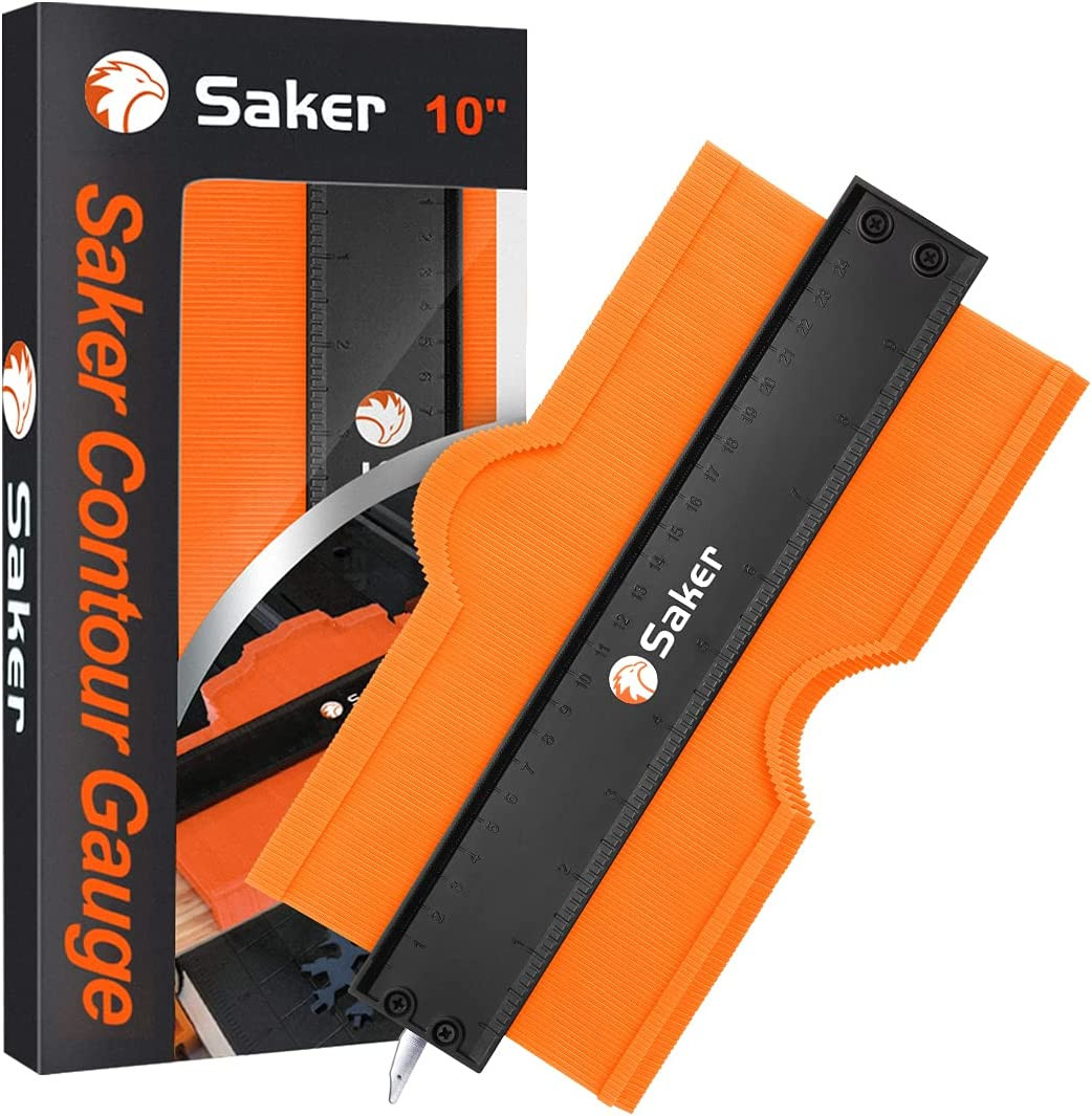 Saker Contour Gauge (10 Inch Lock) Profile Tool- Adjustable Lock-Precisely Copy