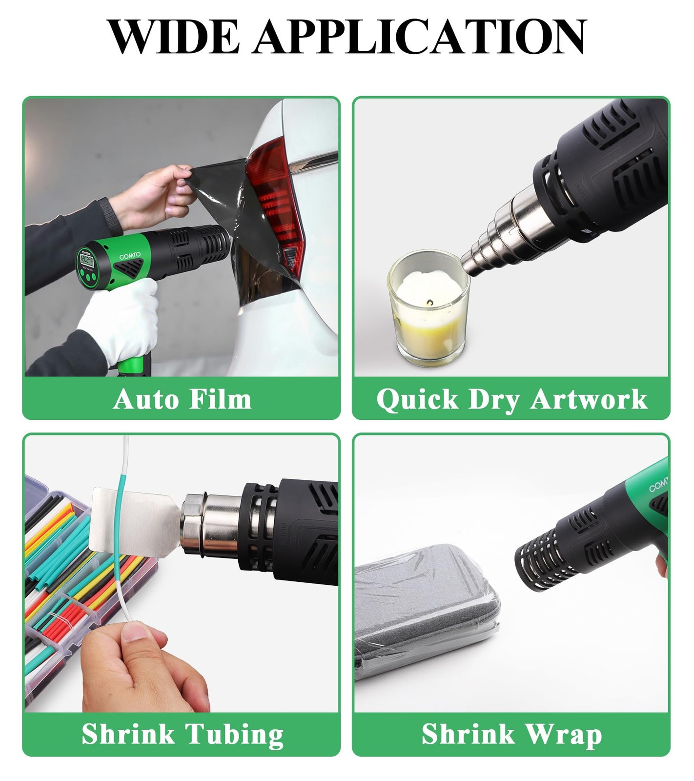 New Best 1800W Heat Gun with LCD Digital Display Variable Temperature Control
