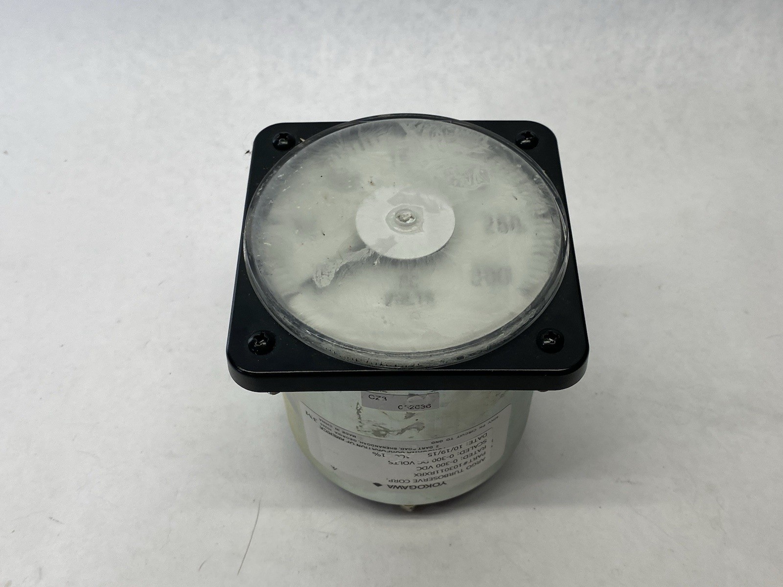 Yokogawa 103011RXRX Panel Meter 0-300VDC NEEDS NEW FRONT PLASTIC SHIELD/FACE