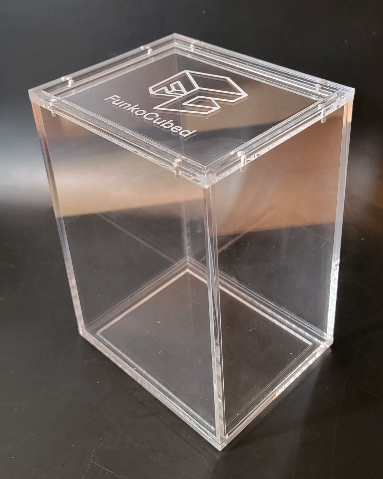 Standard 4" Funko Pop Clear Stackable Hard Case Protector  With Magnetic Top