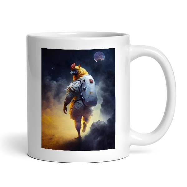 Chicken in Spacesuit Astronaut - Funny Animals Mug