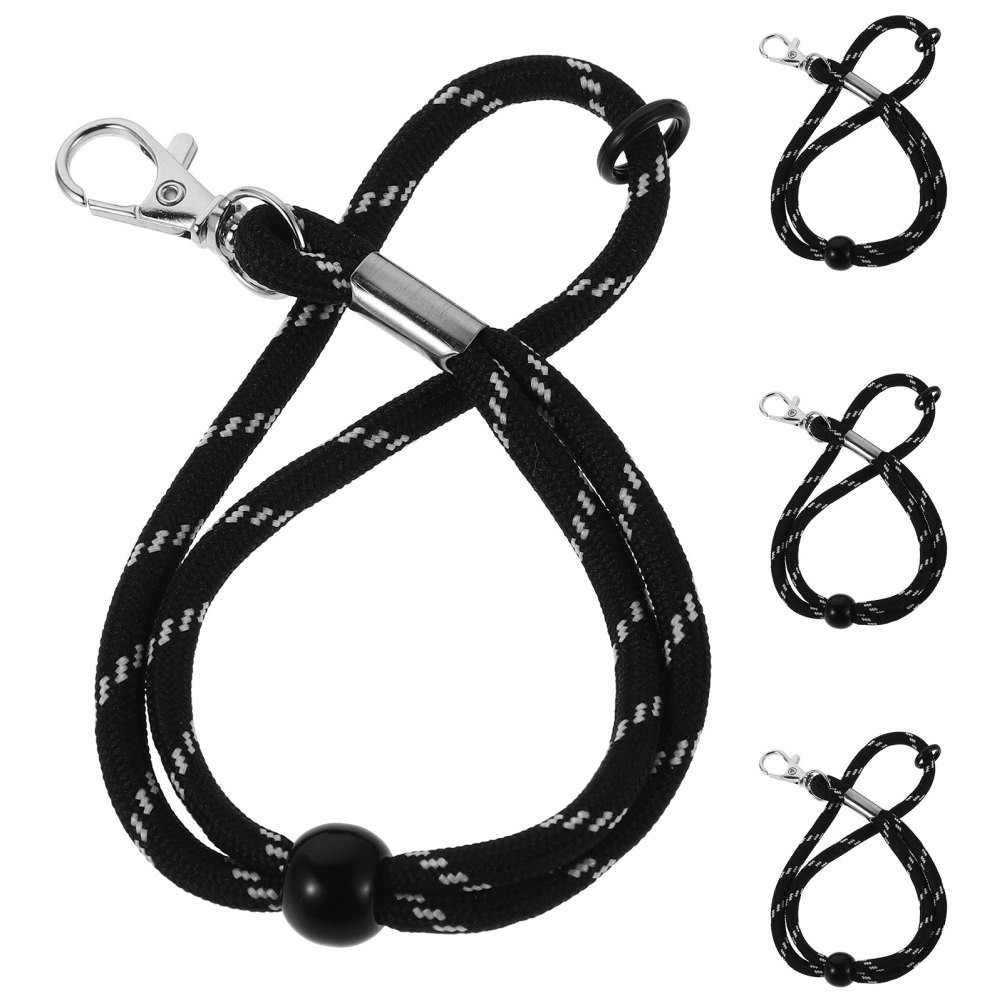 2 Pairs Sport Glove Safety Strap Wrist Straps Adjustable Ski for Skiing