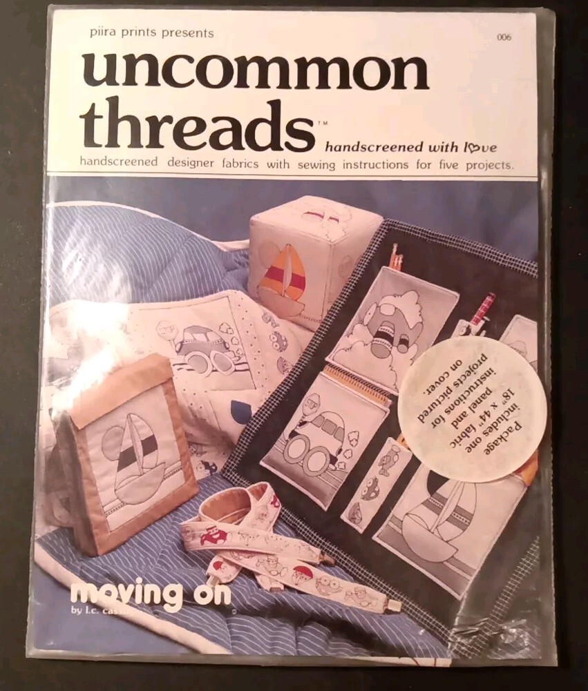 MOVING ON - Piira Prints Uncommon Threads Handscreened Designer Fabric