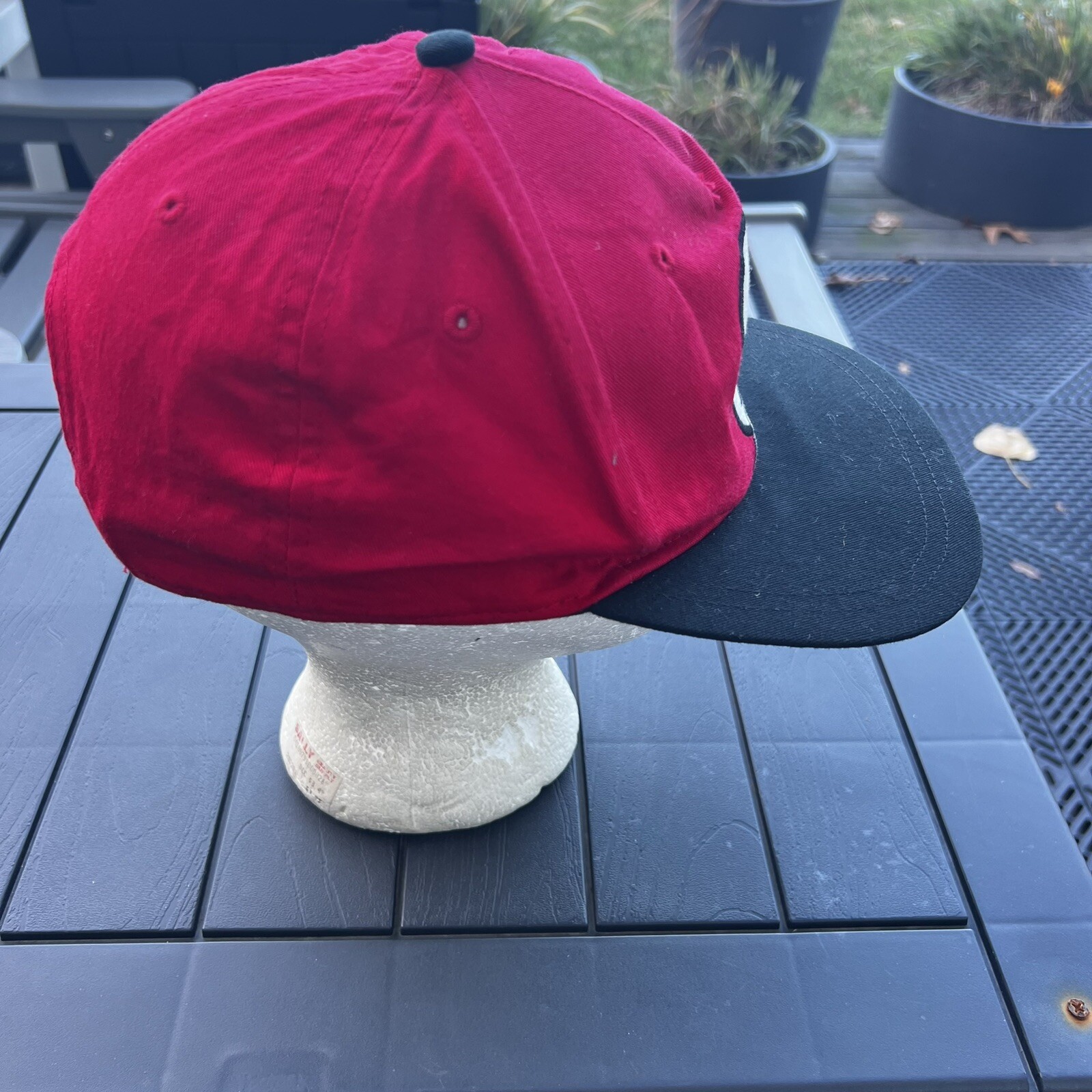 Flash DC Comics Logo on Youth Red Hat Cap w Black Bill Goofy Hat CO.