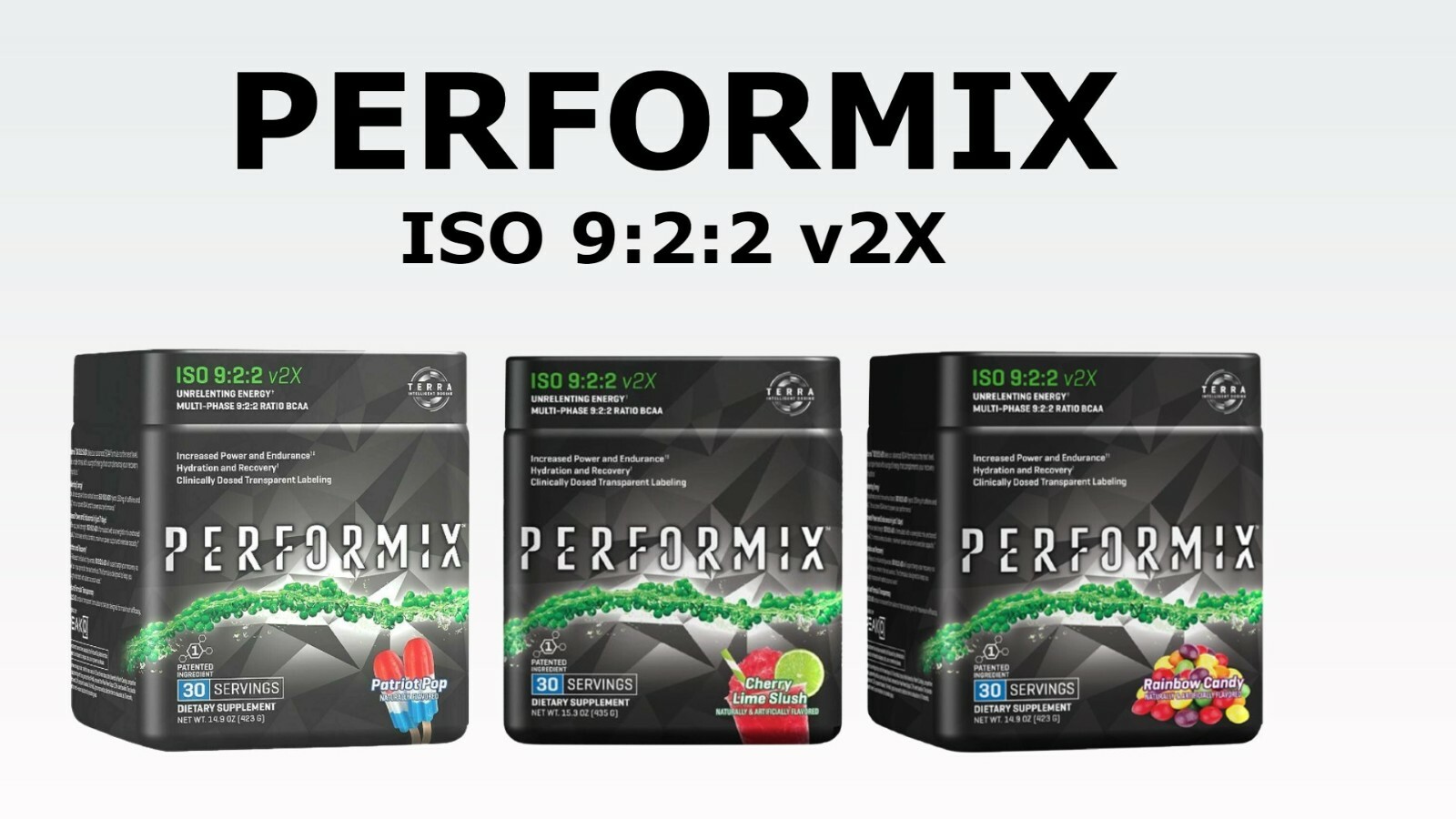 PERFORMIX ISO 9:2:2 V2X - Xtend Muscle Growth w/ BCAA Amino Acids - 30 Servings