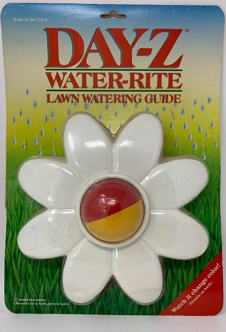 Day-Z Water Rite Lawn Garden Watering Guide Gauge New NOS 19-1232