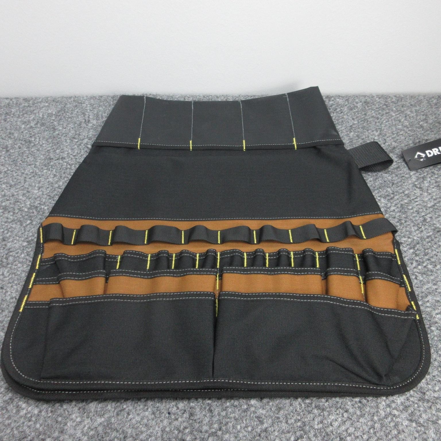 DRI DUCK Roll Up Bucket Tool Pouch Brown Polyester OS Ripstop Organizer