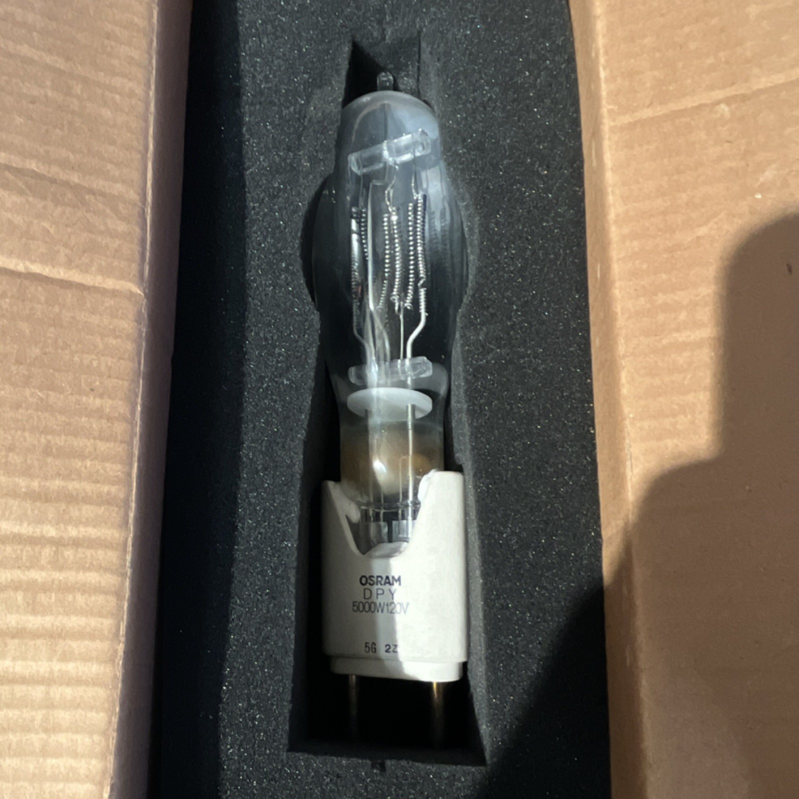 OSRAM DPY 5000W 120V Halogen Stage Lighting Lamp Bulb, Model DPY, MPN DPY