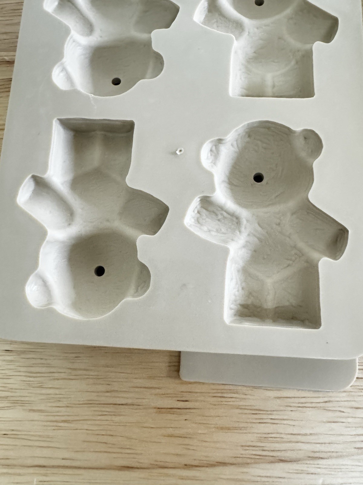 Vintage Party Talk Bear 8 Compartment Ice Cube Chocolate Candle Soap Mold
