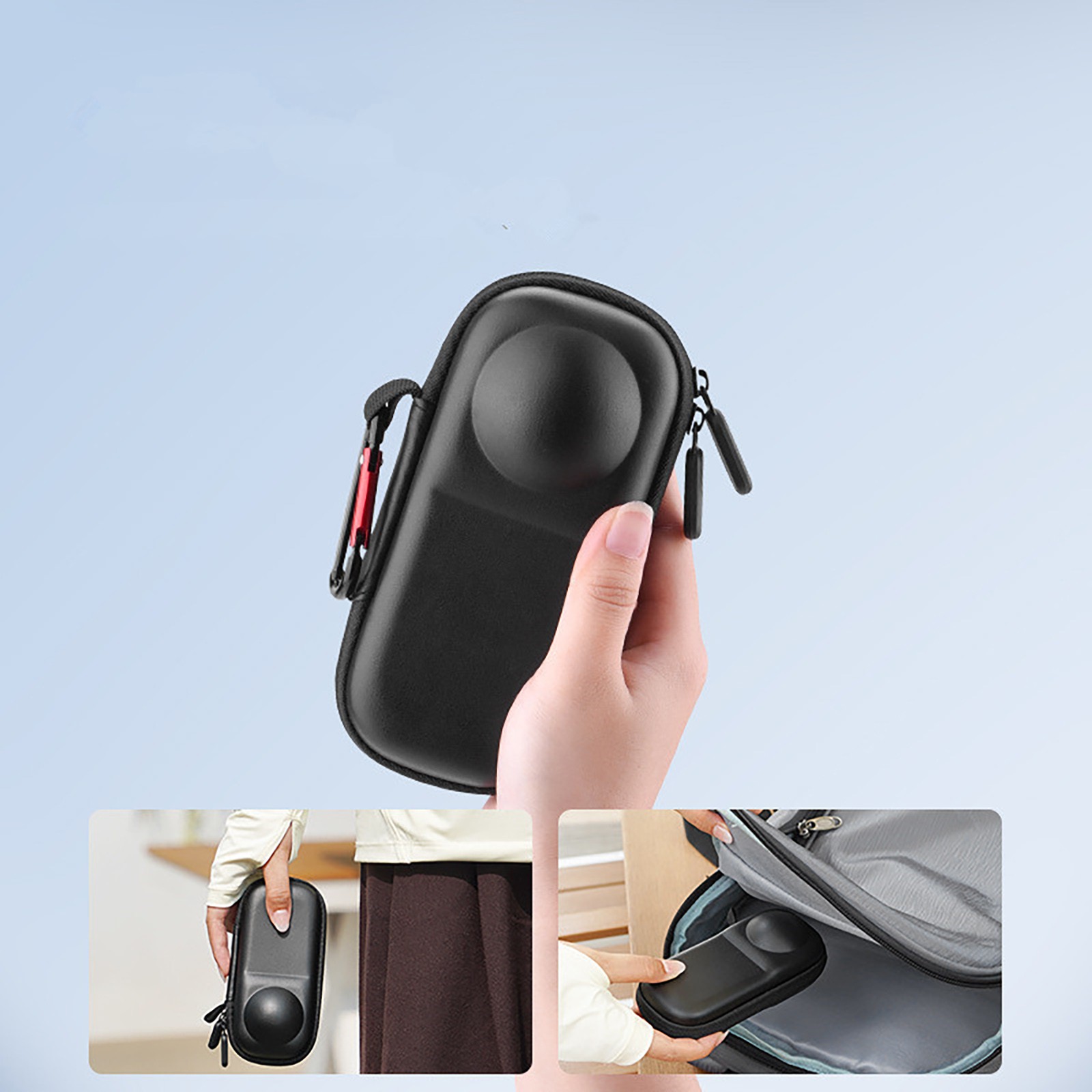 PU Protective Bag for Insta360 X4 Camera Accessories Storage Protable Case Box
