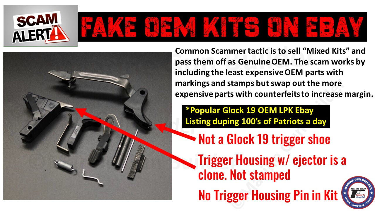 Glock 26 Lower Part Kit Gen 5 OEM G26 LPK Complete
