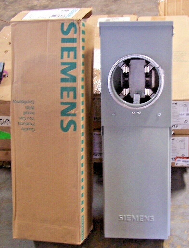 NEW SIEMENS 60 AMP POWER OUTLET PANEL SINGLE PHASE TYPE 3R 3W 120/240V P5F77TS