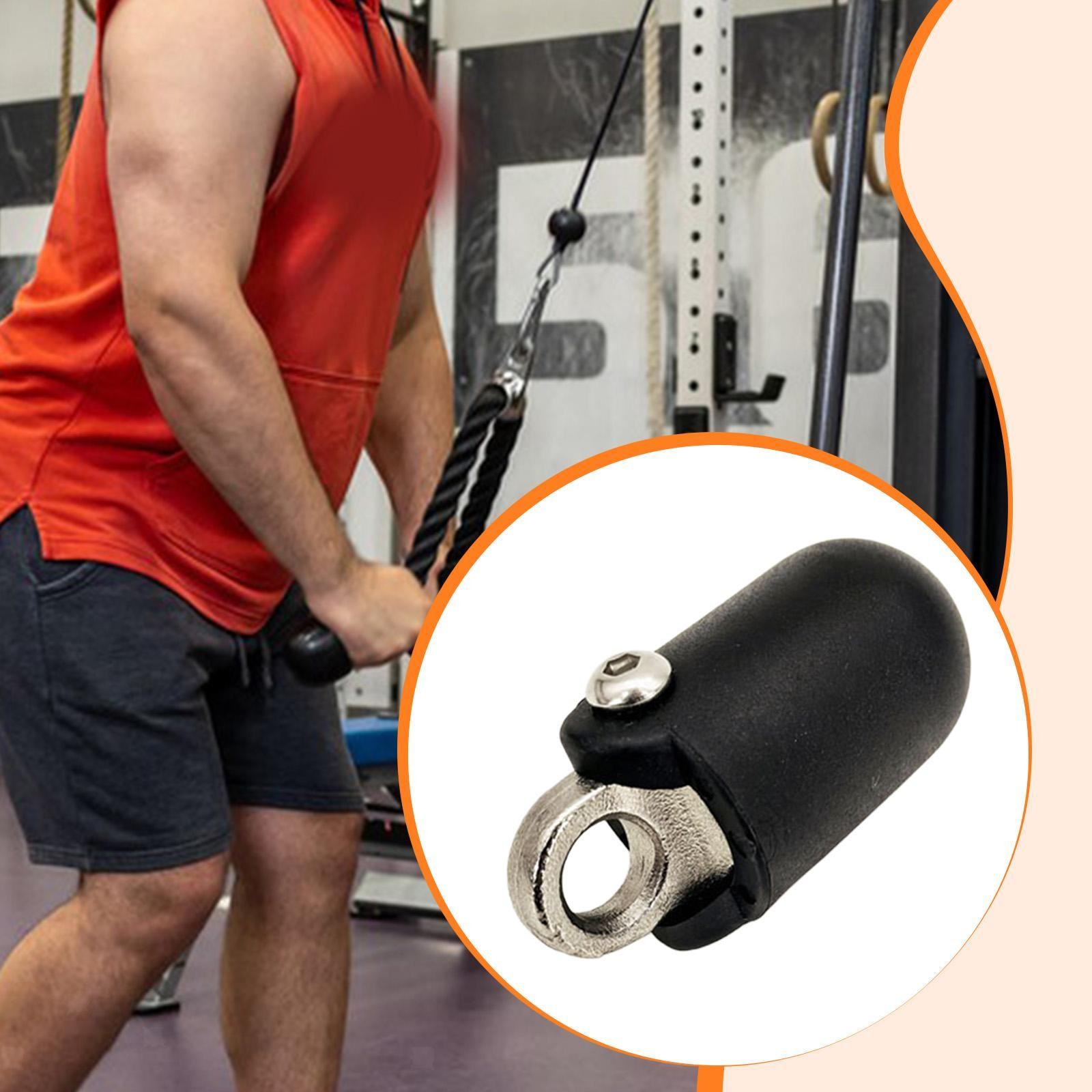 Gym Equipment Cable End Exercise Attachment Fitting Part Replacement Gym Machine