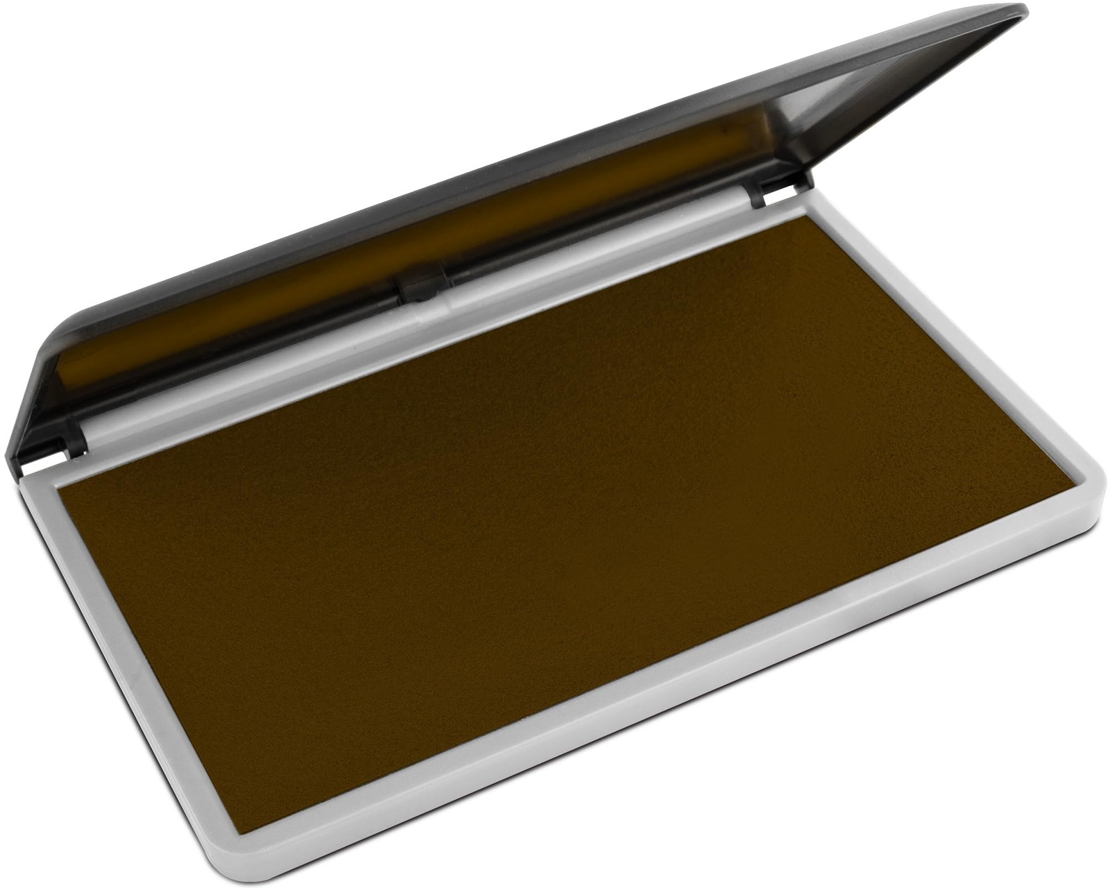 Large Premium Brown Ink Stamp Pad - 3.5" x 6.25" - Quality Felt Pad