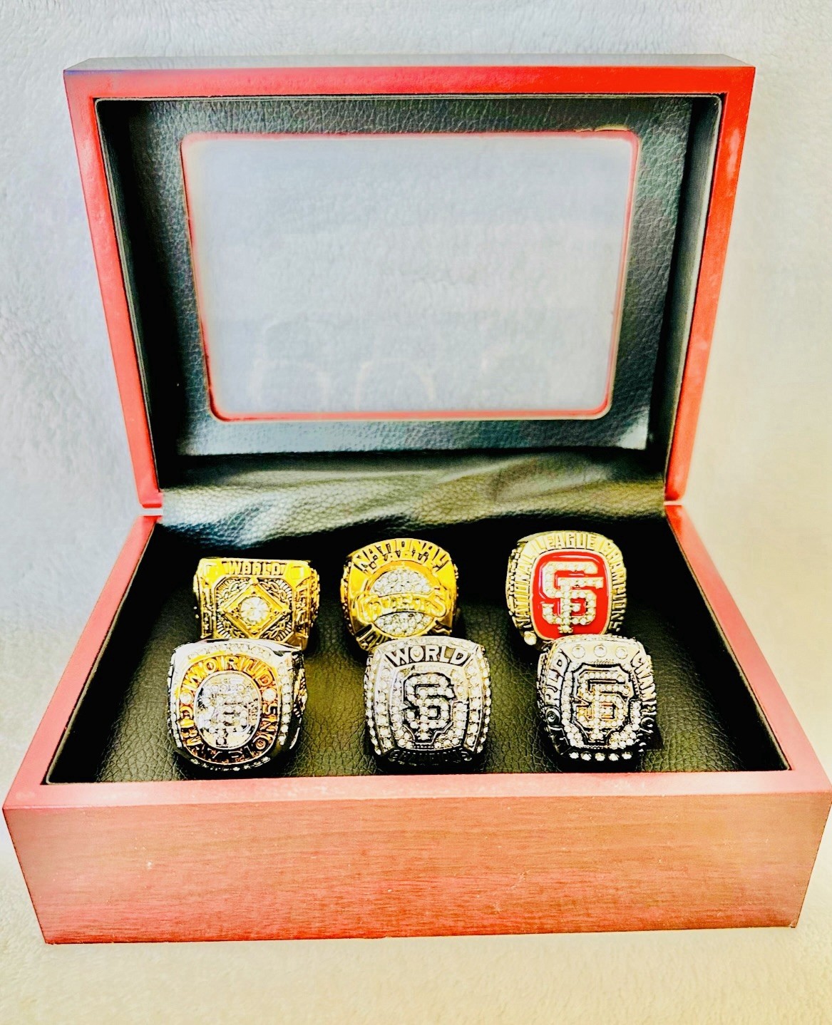 6 PCS San Francisco Giants World Series Complete Set W Box, US SHIP