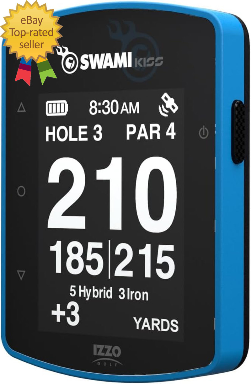 Swami KISS 2.0 Handheld Golf GPS Ragnefinder with Integrated