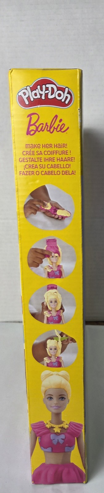 Play-Doh Barbie Ruffles and Bows Set, Make Doll Clothes with Modeling Compoun...