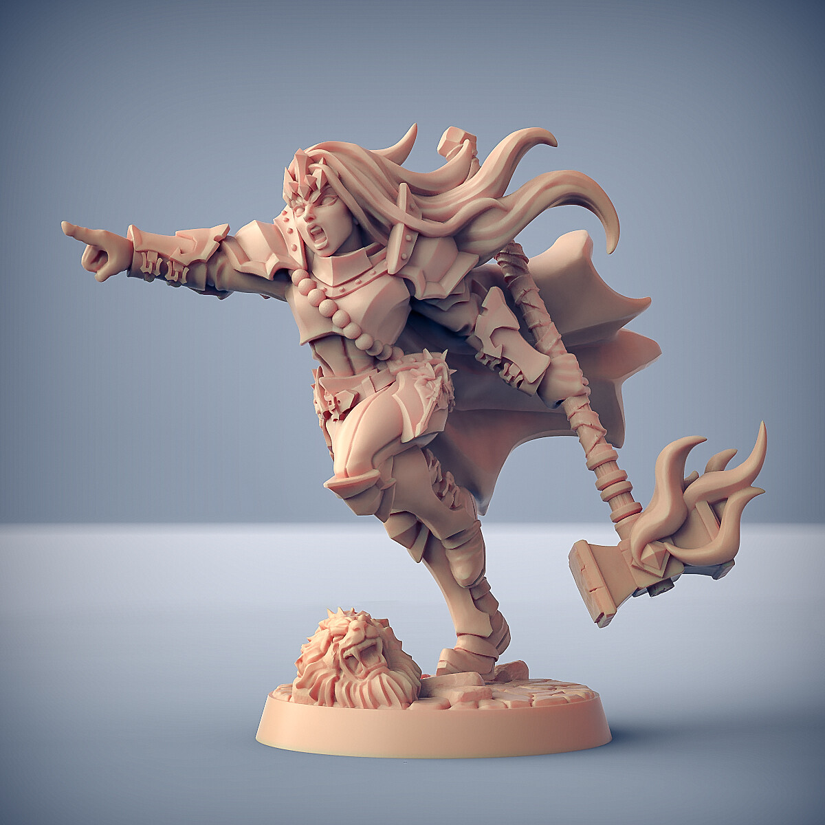 Human Fighter Morgana Hero Artisan Guild Fantasy Dungeons and Dragons Miniature