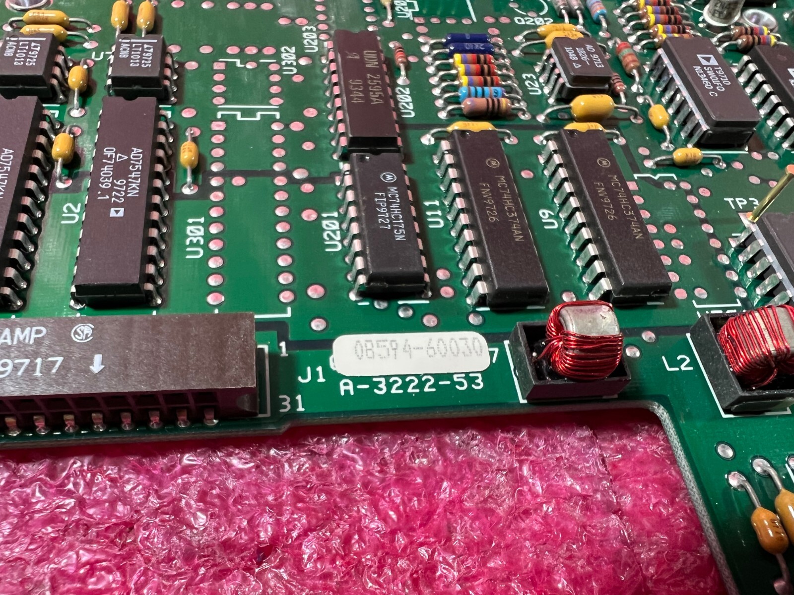 HP Agilent Spectrum Analyzer Analog Interface Board 08592-60030 A-3222-53