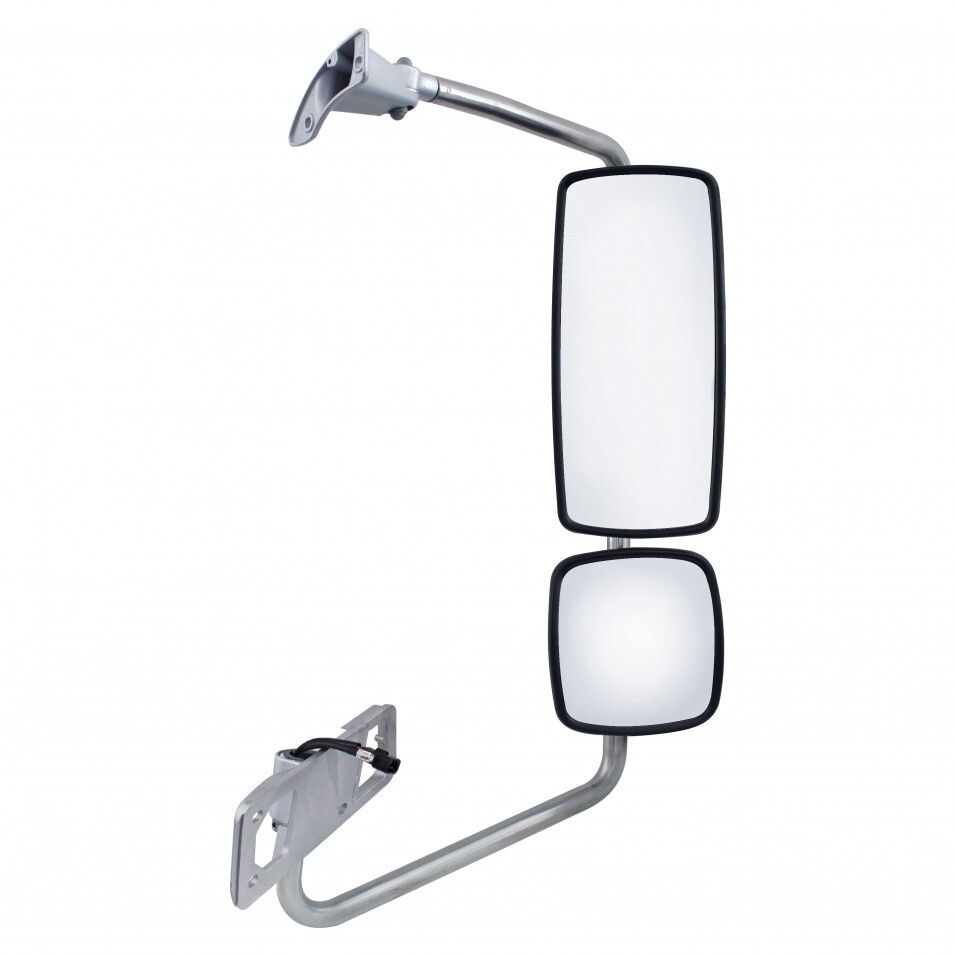 Chrome Mirror Assembly f/ 2002-2020 Freightliner Columbia - Passenger - Heated