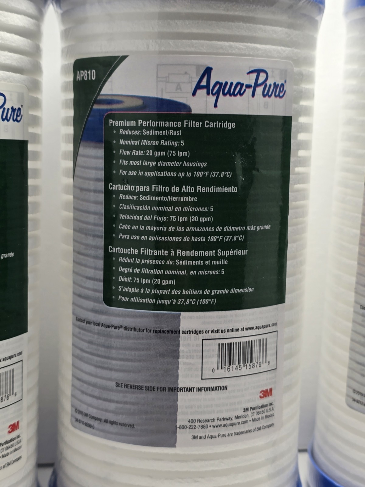 AQUA-PURE AP810 Premium Performance Filter Cartridge 4 pack