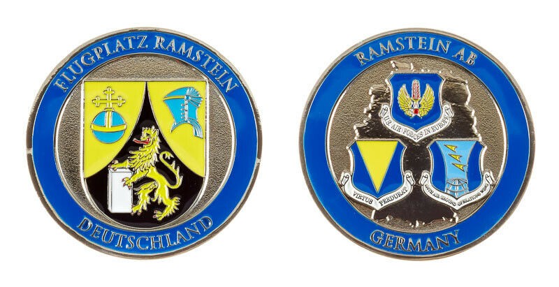Flugplatz Ramstein Air Base Challenge Coin