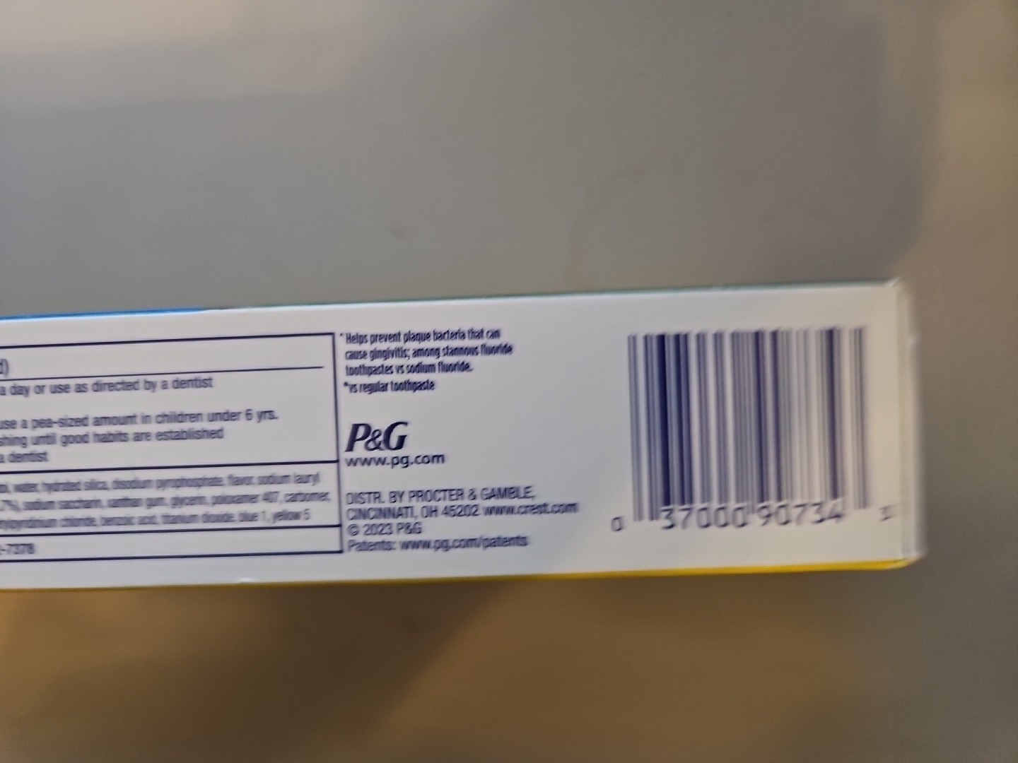 Crest Plus Scope Whitening Toothpaste 2 PACK(EXP. 12/2027)