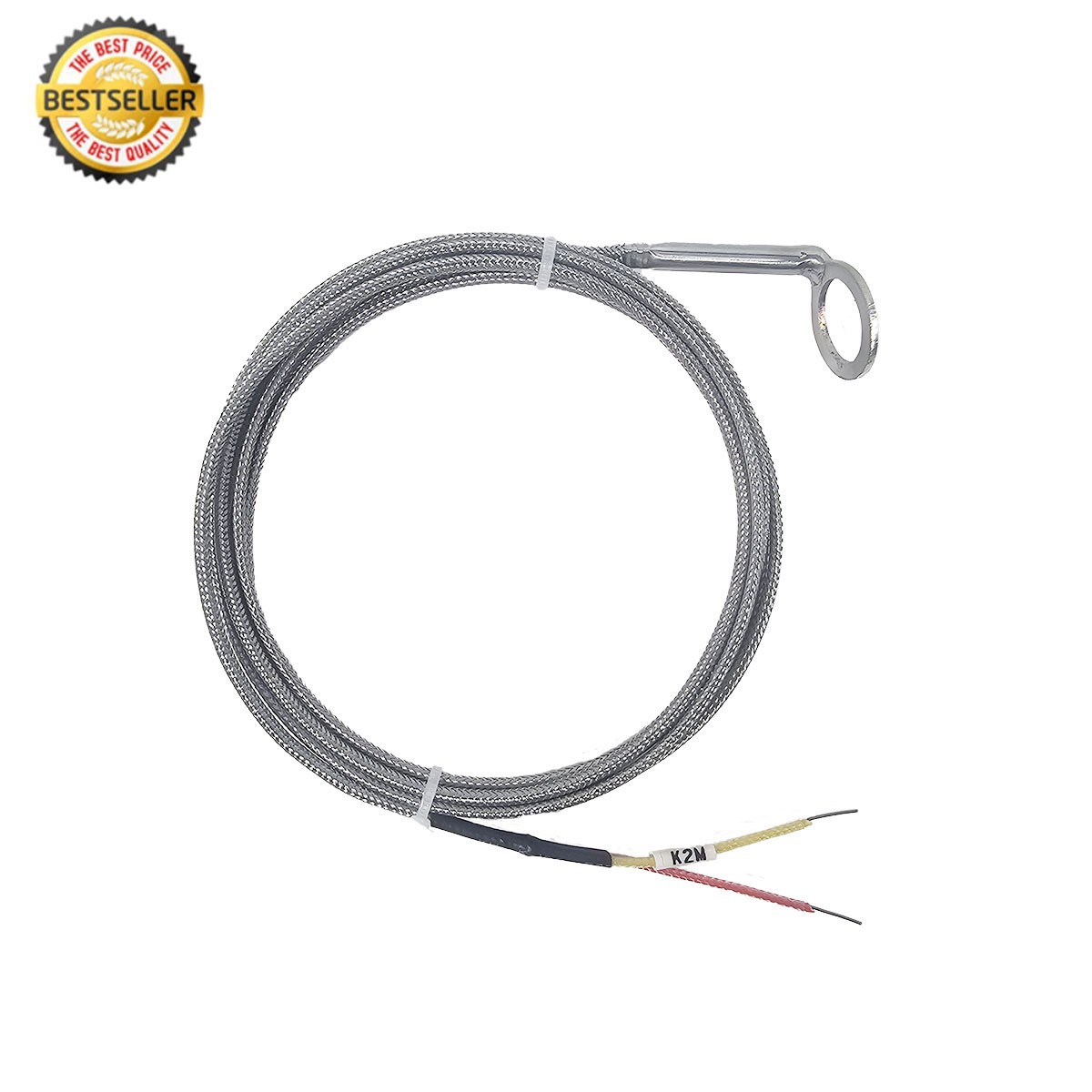 Cylinder Head Temperature Sensors Angled Bend CHT 14mm id Washer 3 -16 ft Cable