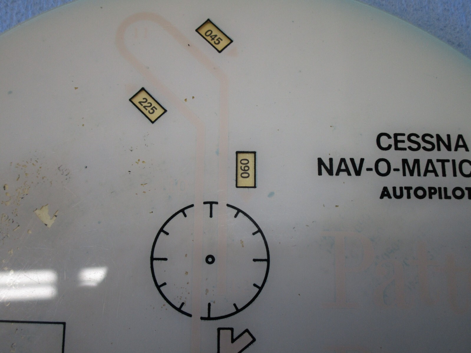 Vintage Cessna Nav-o-matic 400 autopilot pattern planner demonstration guide