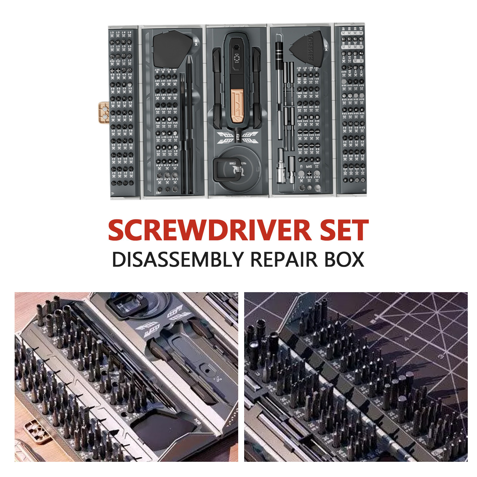 180 in 1 Multifunctional Precision Screwdriver Tool Set Mobile Phone Computer