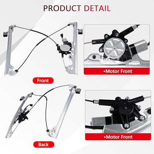 Power Window Regulator with Motor & Power Master Front Right Passenger Side