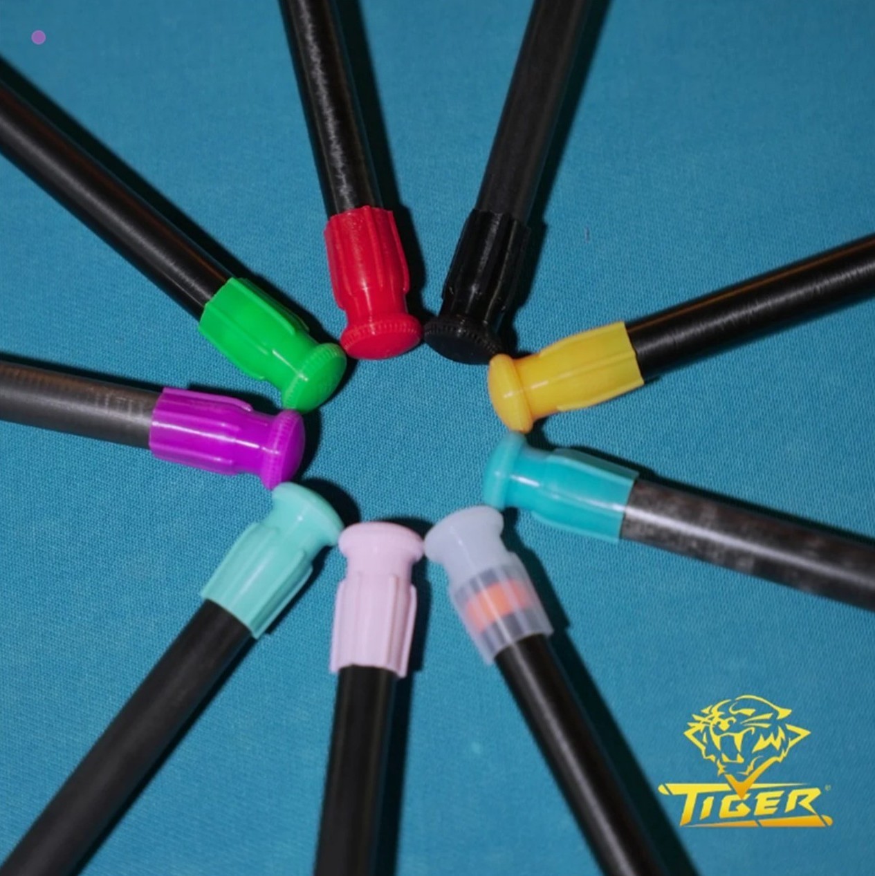 Tiger Tip & Ferrule Protector - 2pk. Rose Quartz 9-13.5mm