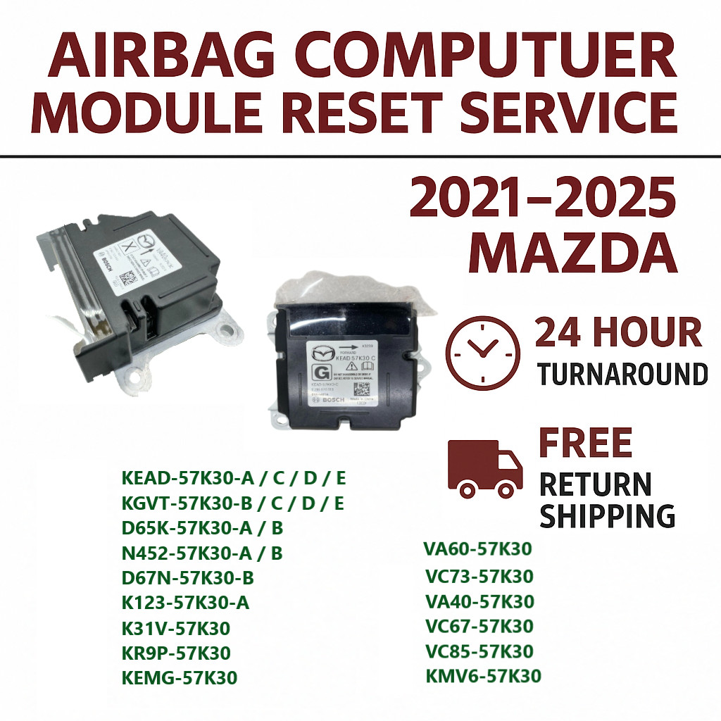 2022-2025 MAZDA CX-5 CX-50 SRS Module VC73-57K30 Reset Service
