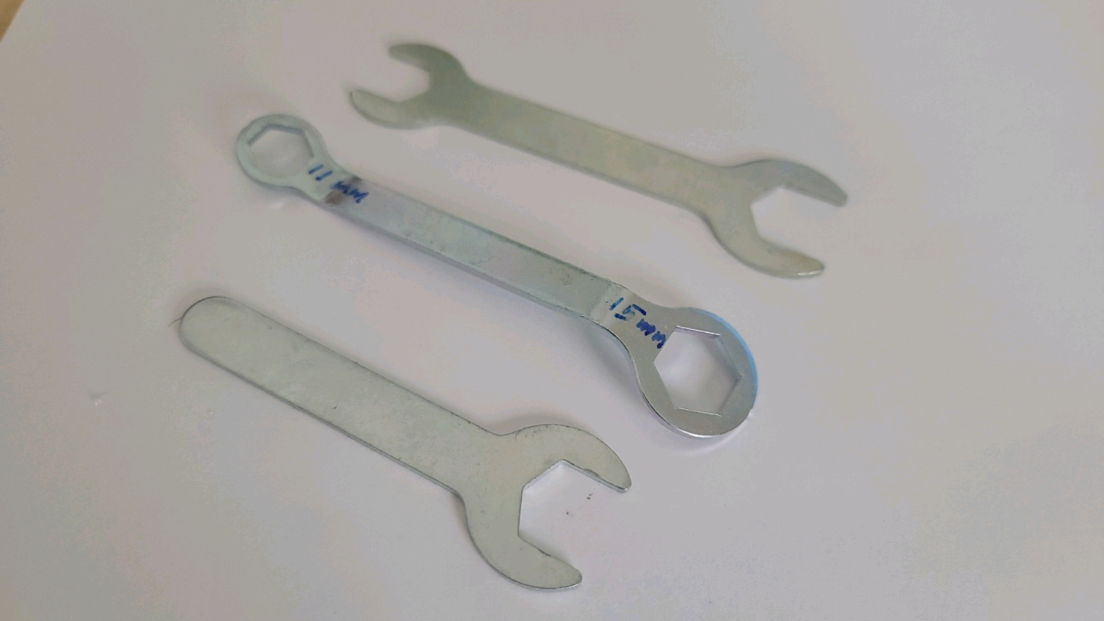 Three Simple Galvanized Keys