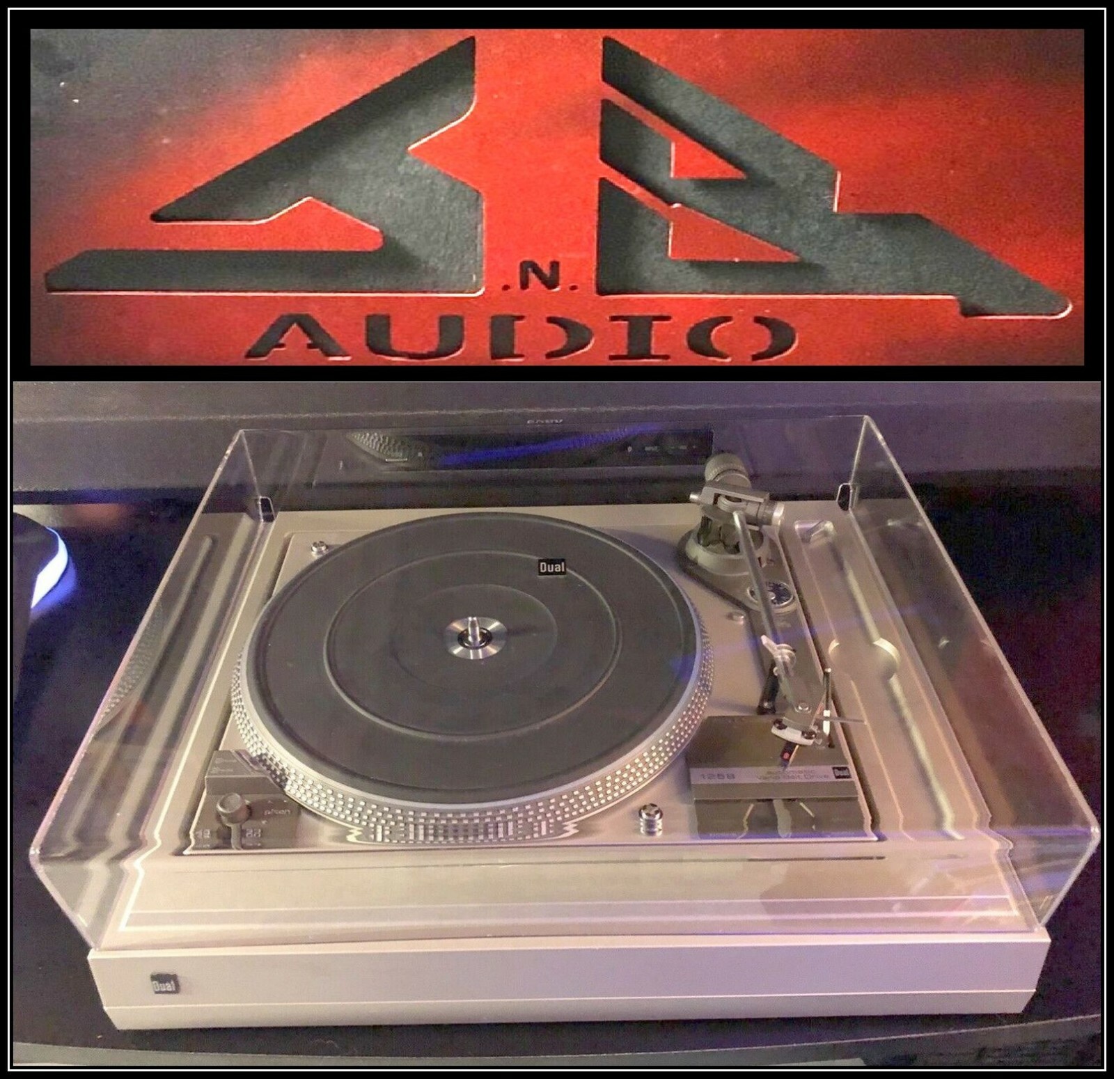 Dual 1258 Custom low profile NEW JnB Audio Dust Cover  -=  Made in USA