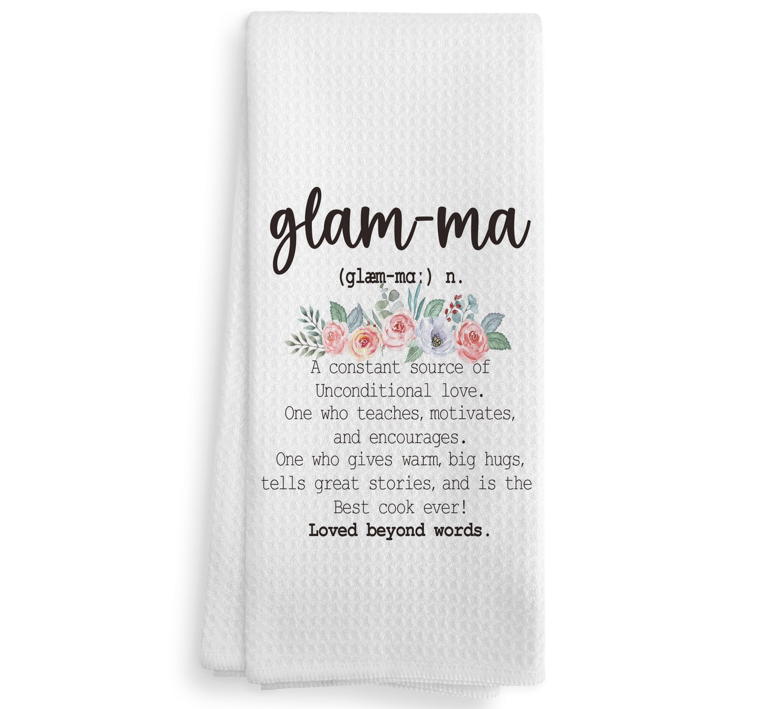 Glamma Gifts Kitchen Towels and Dishcloths Grandma Hand Towels Tea Towels for...