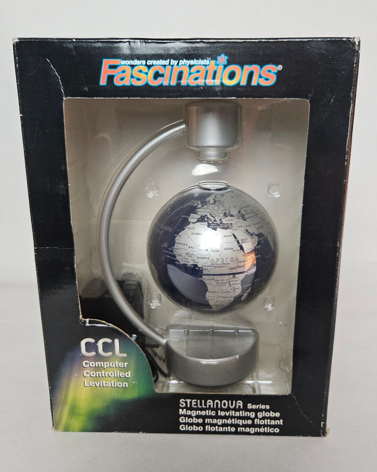 Magnetic Levitating Globe Fascinations Stellanova Series Computer Controlled NOS