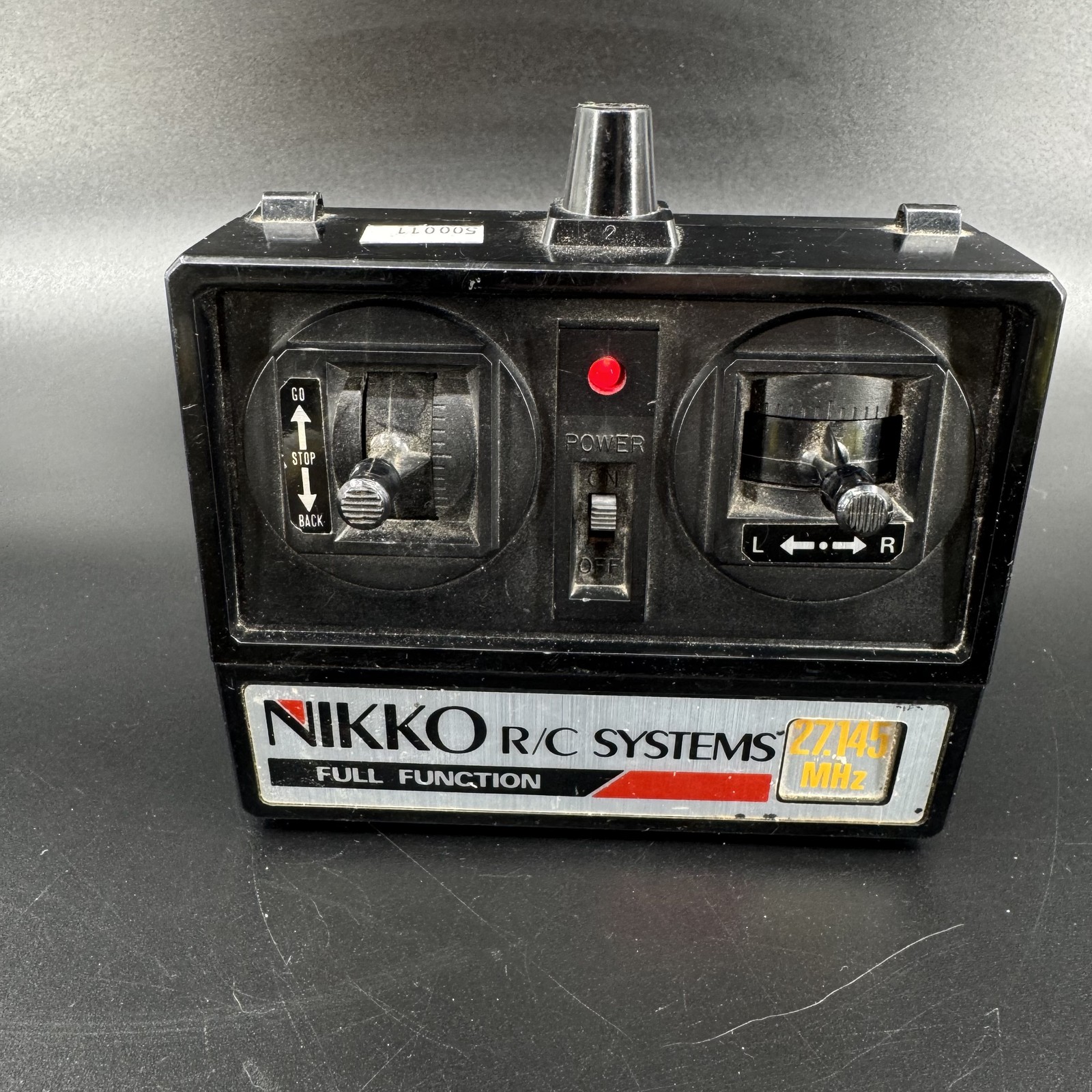 NIKKO Radio Control RC Transmitter Remote 27.145 MHz POWERS ON