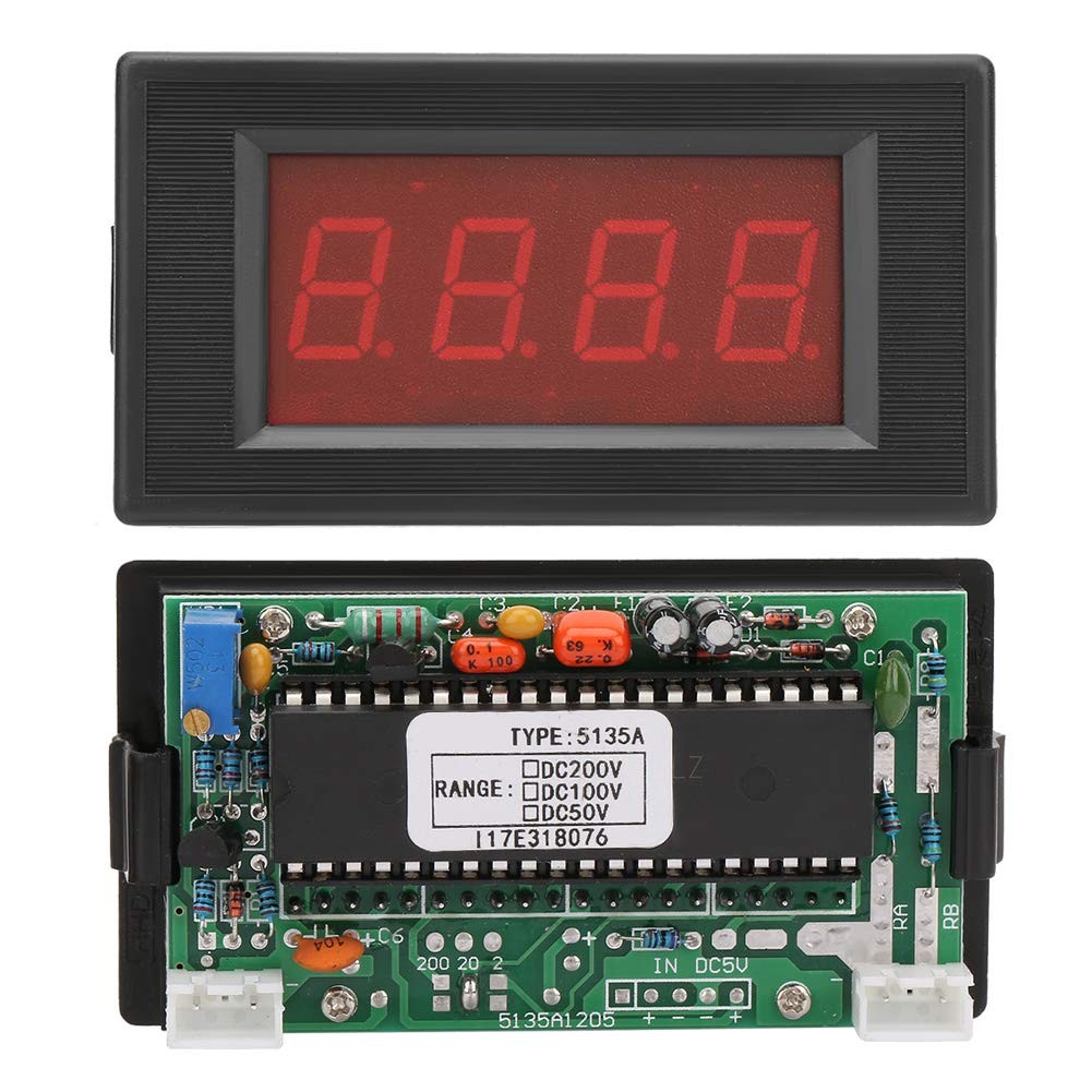 5135A 3 1/2 Digit Red LED Digital Volt Voltmeter DC50V/DC100V/DC200V,