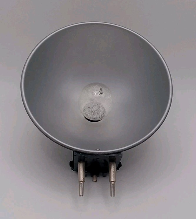 Vintage 5" ANSCO Flash Holder Reflector for Ready Flash Camera~With One Bulb!