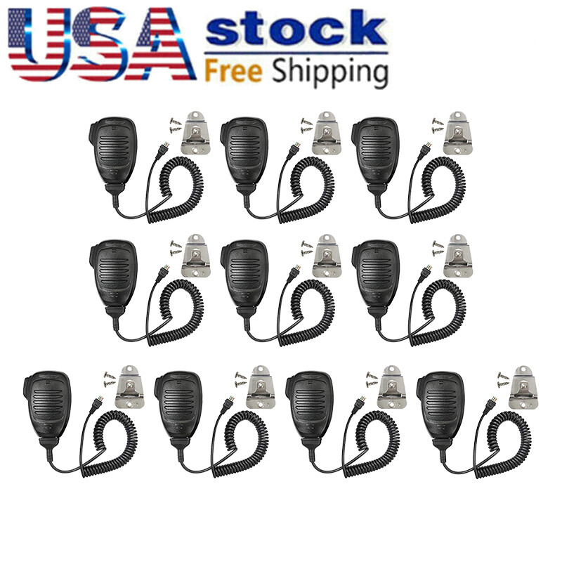 10x KMC-35 Slim-Line Microphone For NX220 NX320 NX700 NX800 NX900 TK8160 TK7160