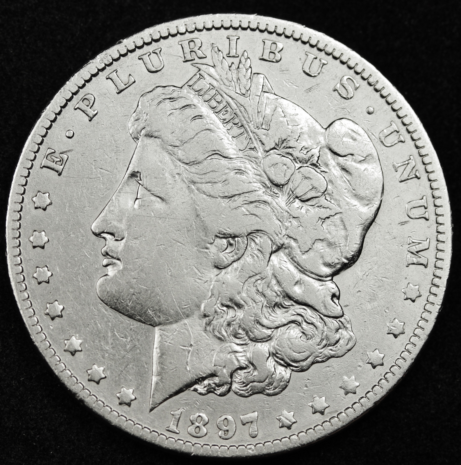 1897-o Morgan Silver Dollar.   High Grade.  (Inventory A)