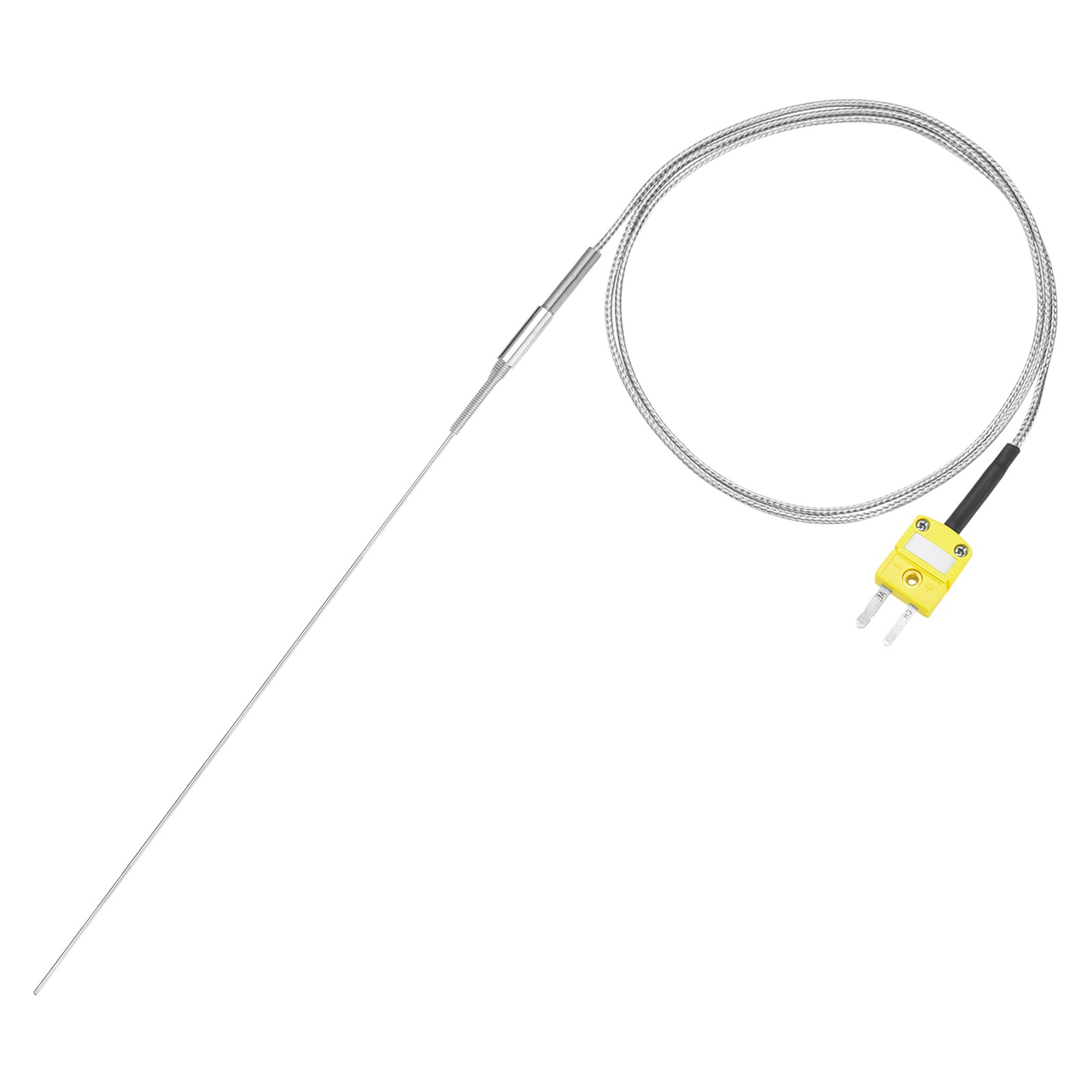 K Type Thermocouple Plugs Meter Temperature Sensor Probe -50 to 1100°C 3.3ft